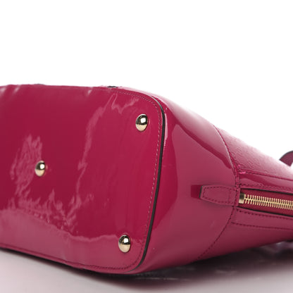 Gucci Patent Microguccissima Small Nice Top Handle Dome Bag Bright Bouganville 7 of 10