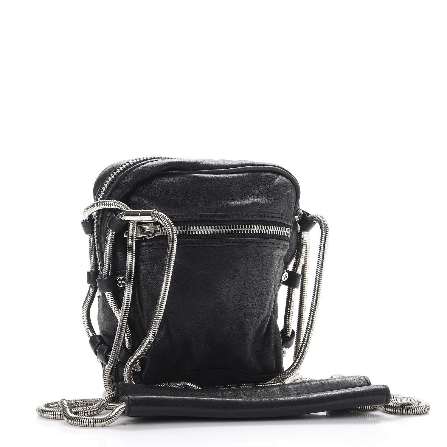 Alexander Wang Washed Lambskin Brenda Chain Bag Black 4 of 12