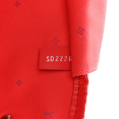 Louis Vuitton Monogram Escale Neverfull MM Rouge 8 of 10