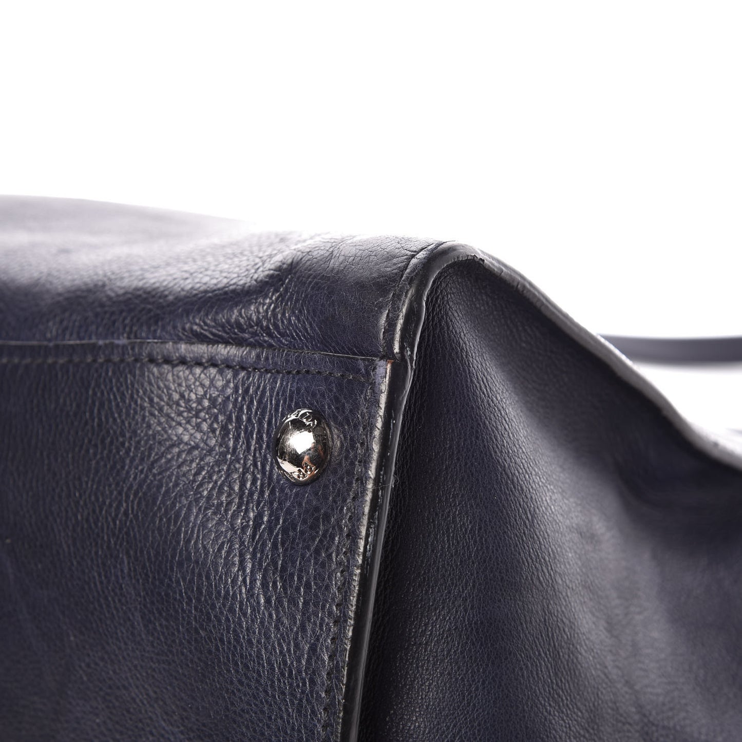 Glace Calfskin Twin Pocket Tote Baltico