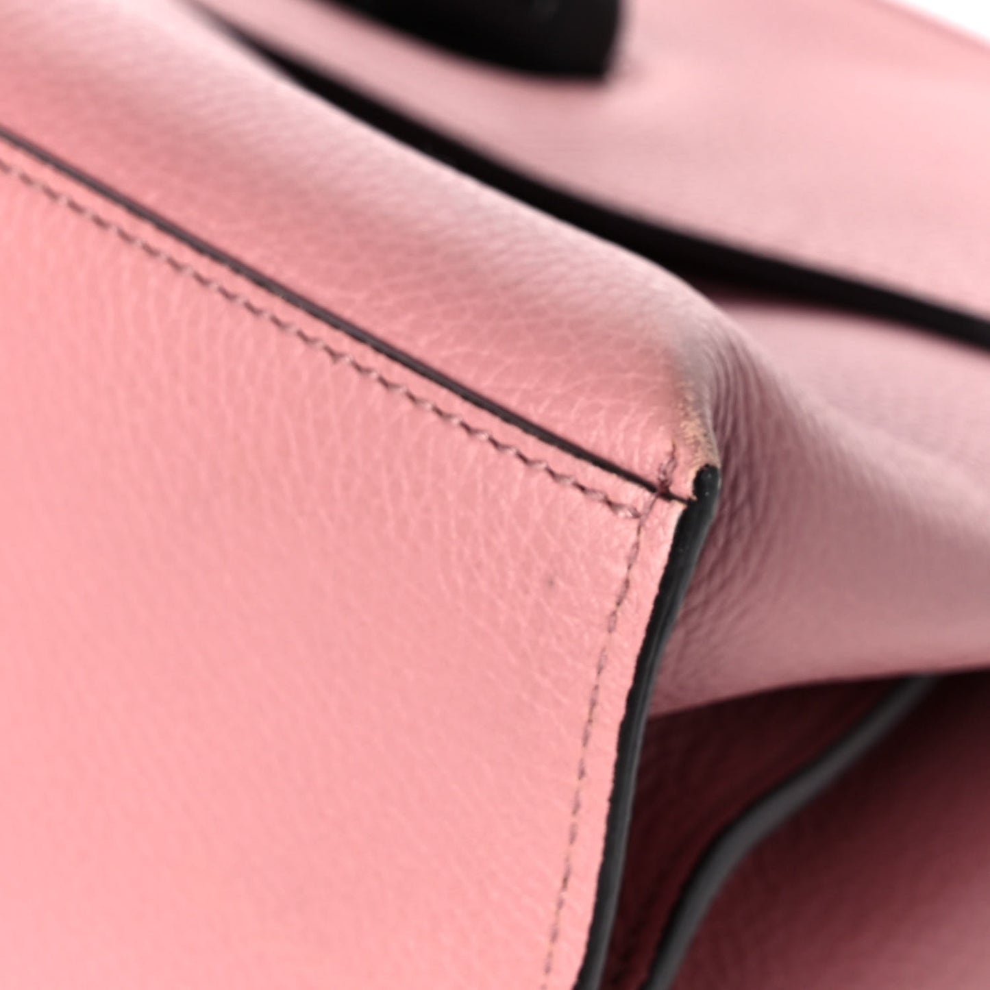 Cellarius Calfskin Medium Bamboo Daily Top Handle Bag Carmine Rose