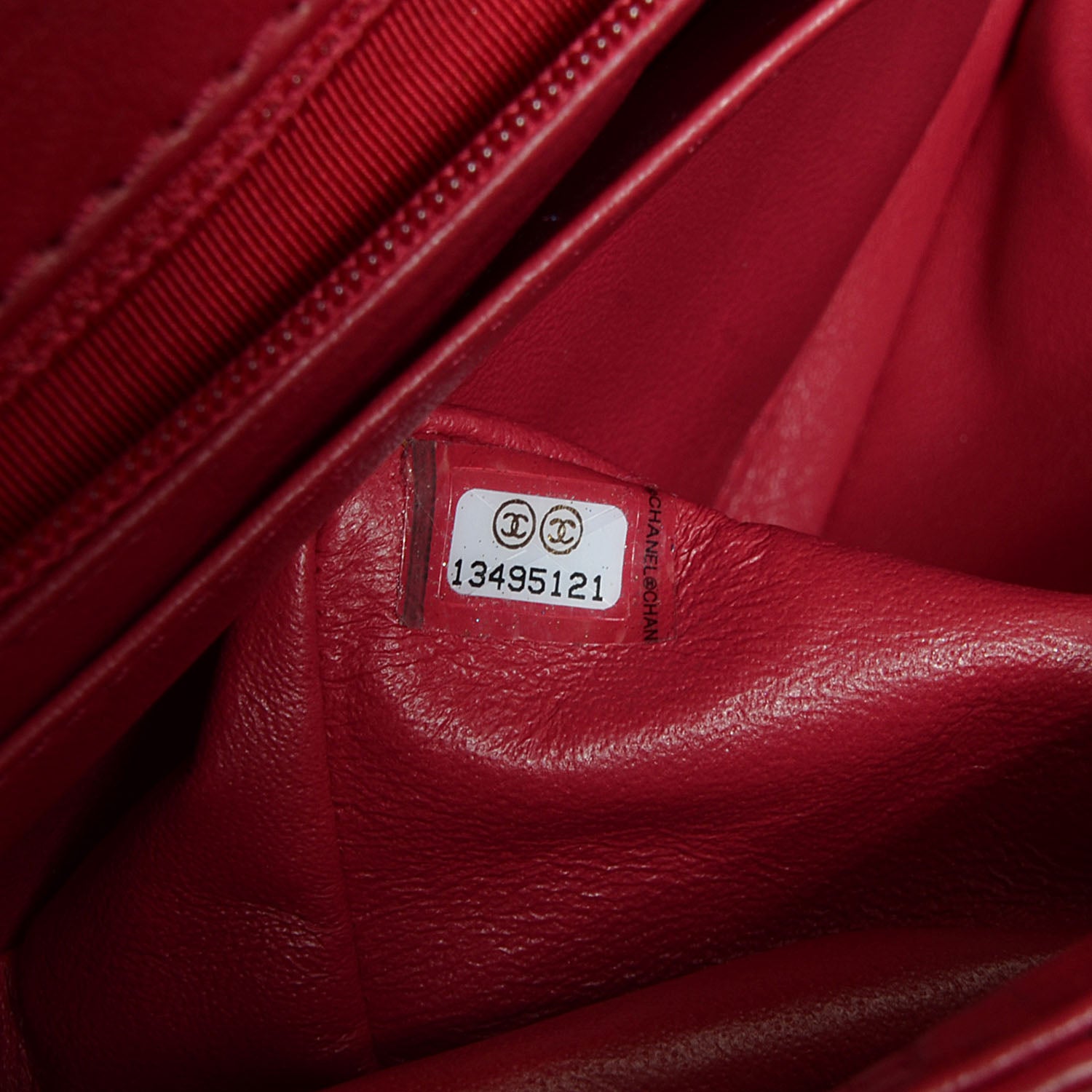 Chanel Lambskin Chevron Maxi Single Flap Dark Pink 6 of 7