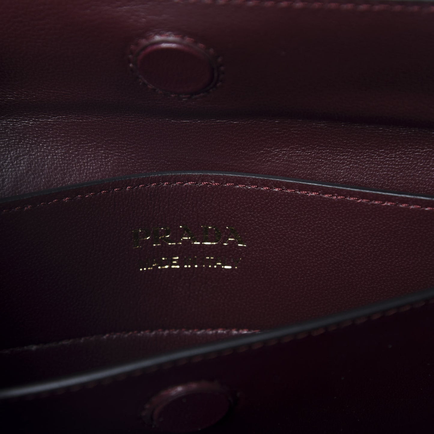 Saffiano Cuir Medium Bi-Color Double Bag Marmo Granato