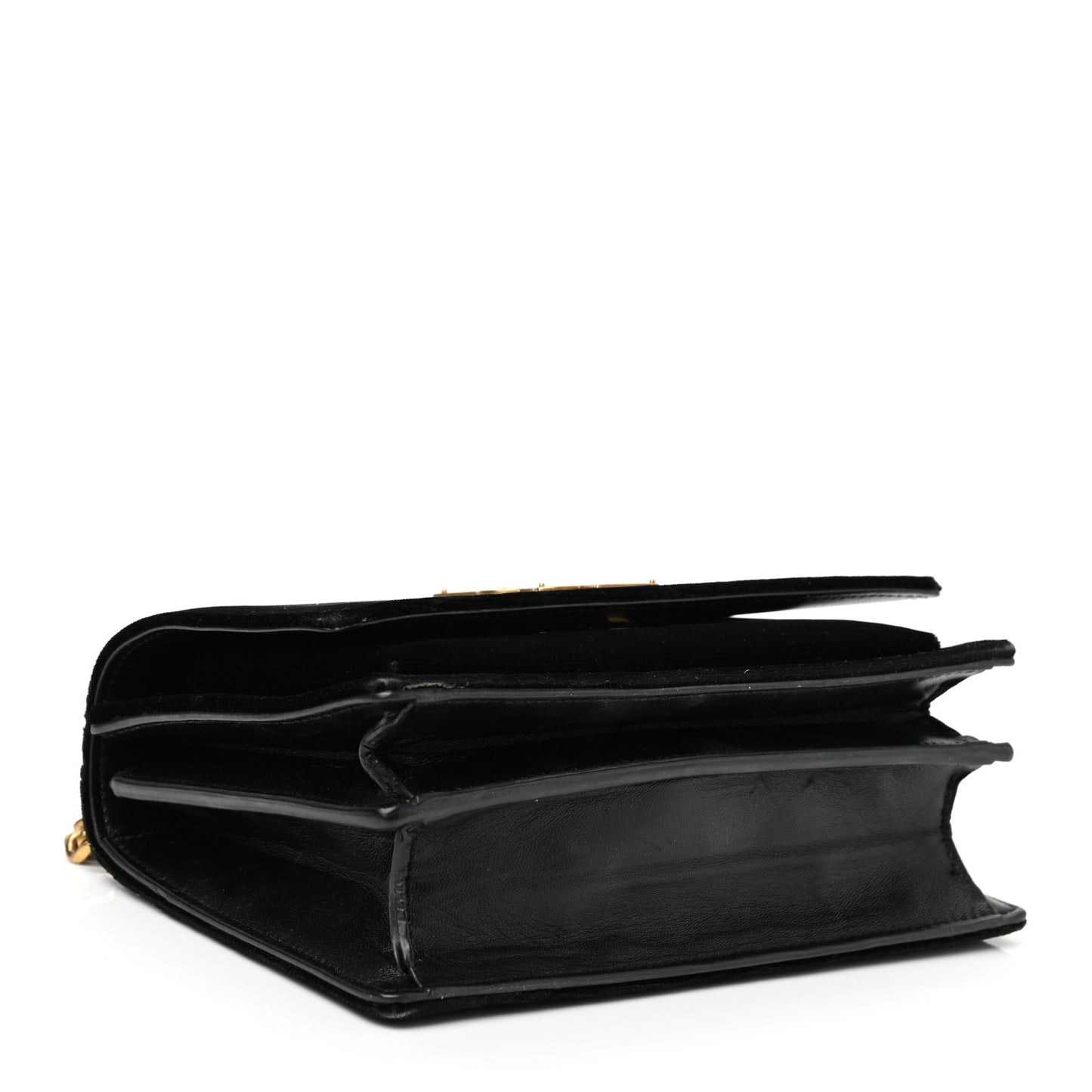 Velvet Small Monogram Sunset Black