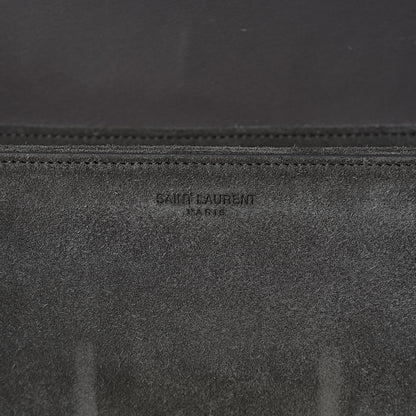 Saint Laurent Suede Medium Classic Lulu Bag Earth 7 of 15