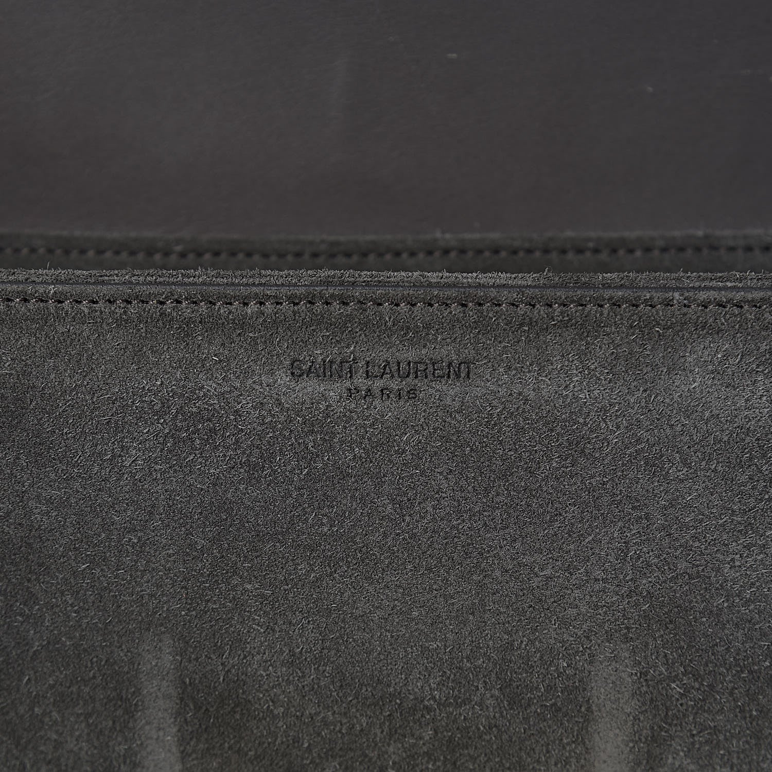Saint Laurent Suede Medium Classic Lulu Bag Earth 7 of 16