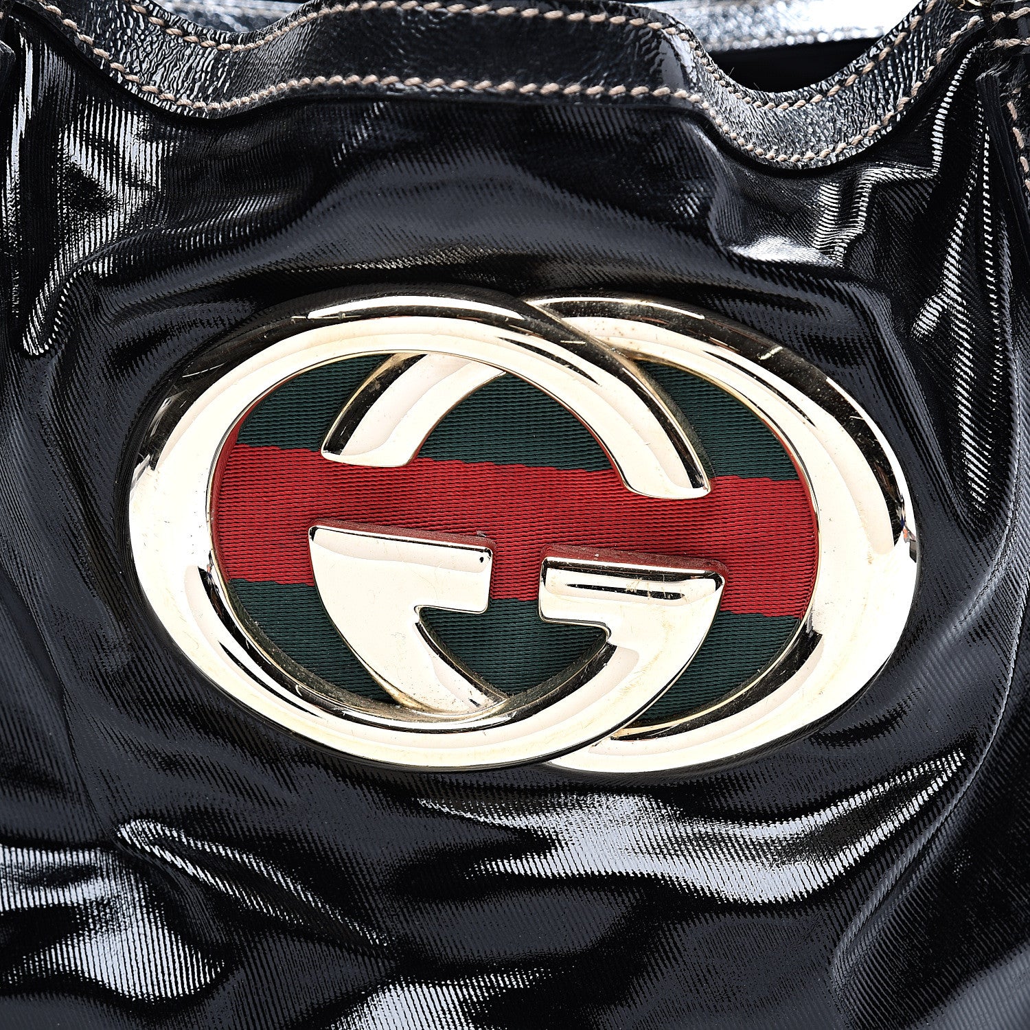 Gucci Dialux Medium Britt Shoulder Bag Black 11 of 11