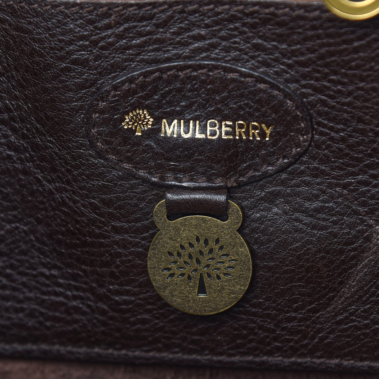 Classic Grain Calfskin Bayswater Chocolate