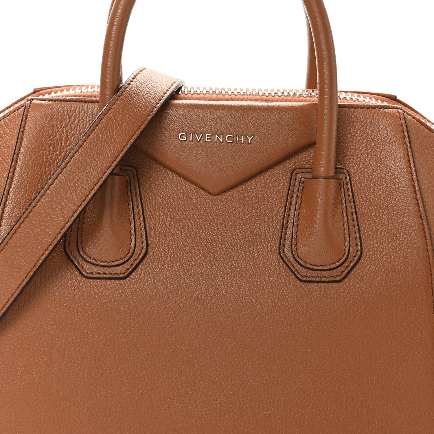 Givenchy Sugar Goatskin Small Antigona Caramel 8 of 10
