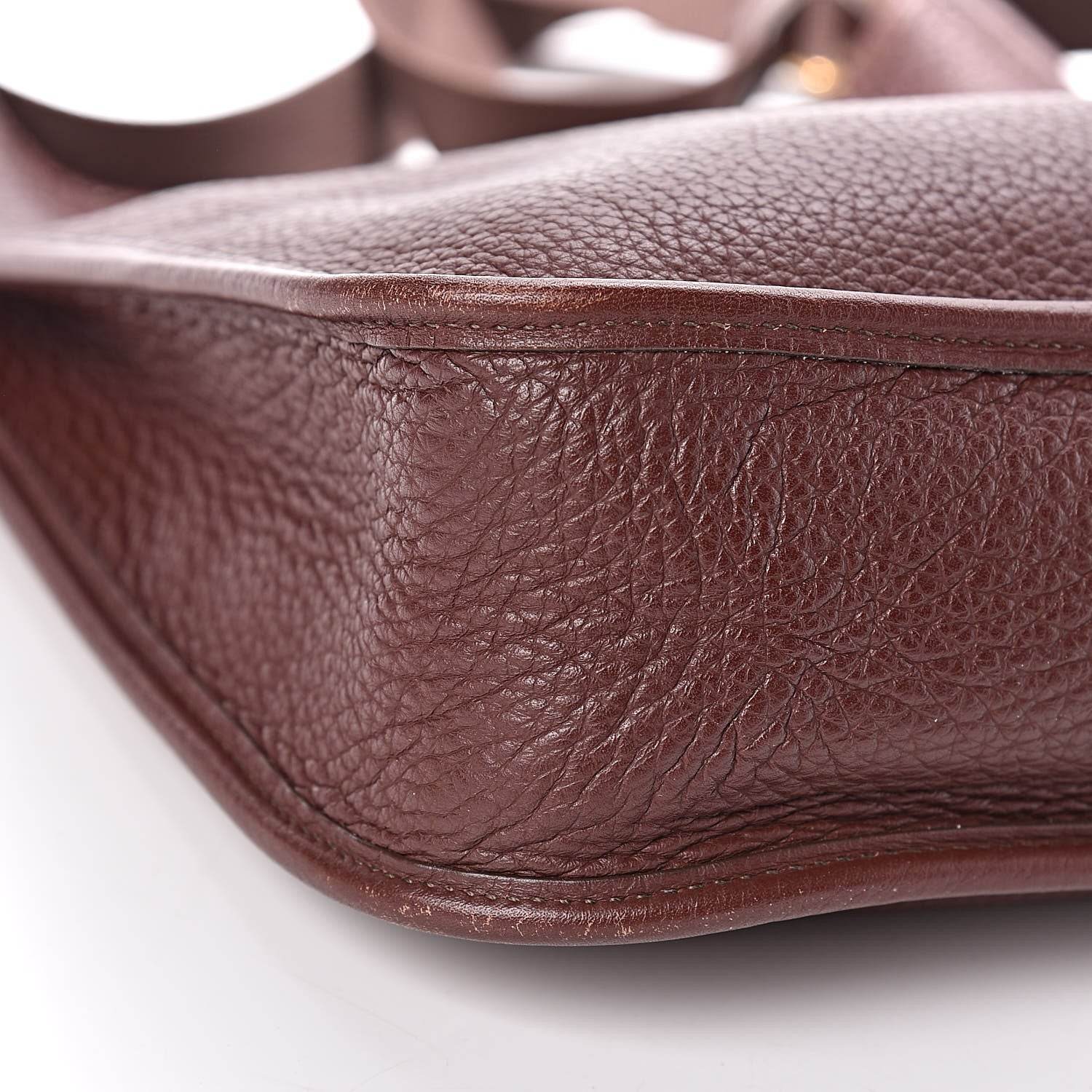 Hermes Taurillon Clemence Vespa PM Havane 12 of 13