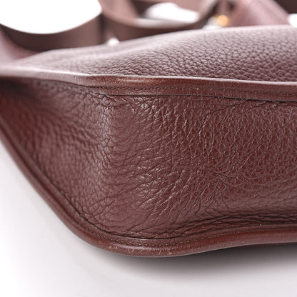 Hermes Taurillon Clemence Vespa PM Havane 12 of 13