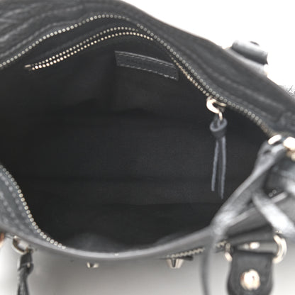 Balenciaga Agneau Classic Silver Hardware Mini City Gris Fossile 5 of 10