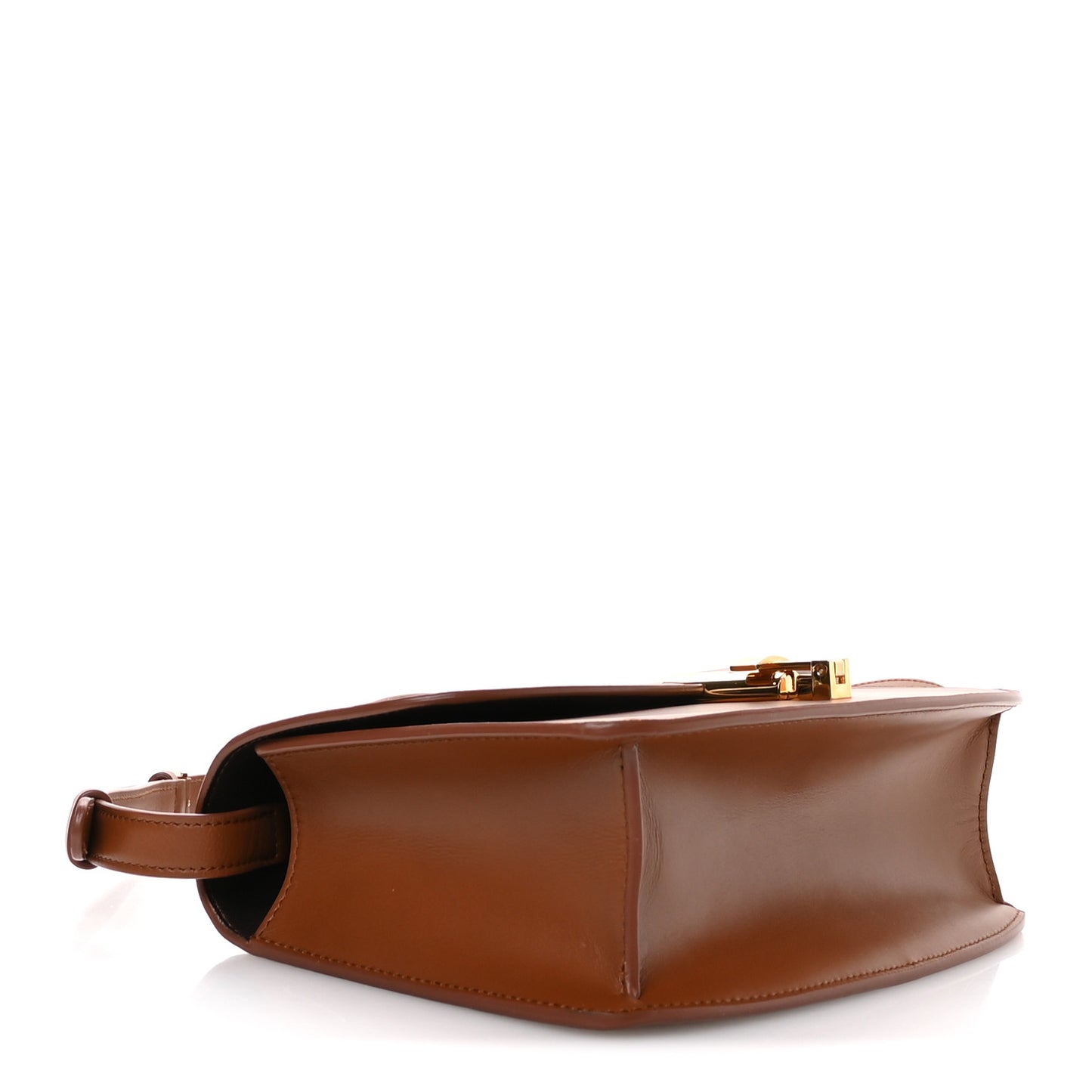 Sleek Calfskin The Sofia 8.75 Crossbody Twany
