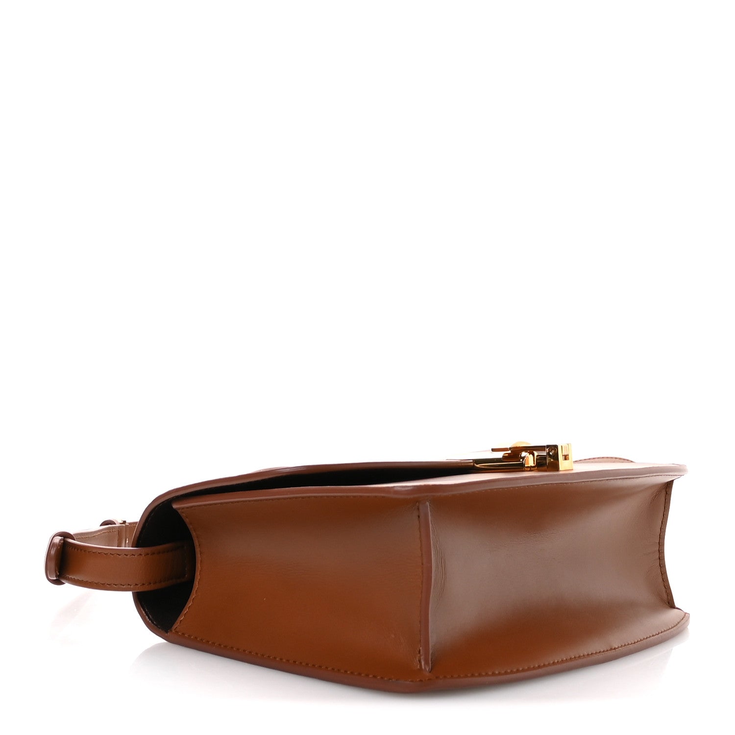 The Row Sleek Calfskin The Sofia 8.75 Crossbody Twany 4 of 10