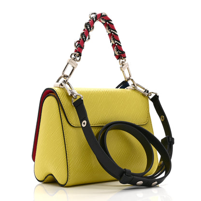 Louis Vuitton Epi Twist Braided Strap Shoulder Bag PM Vert Acide 6 of 22