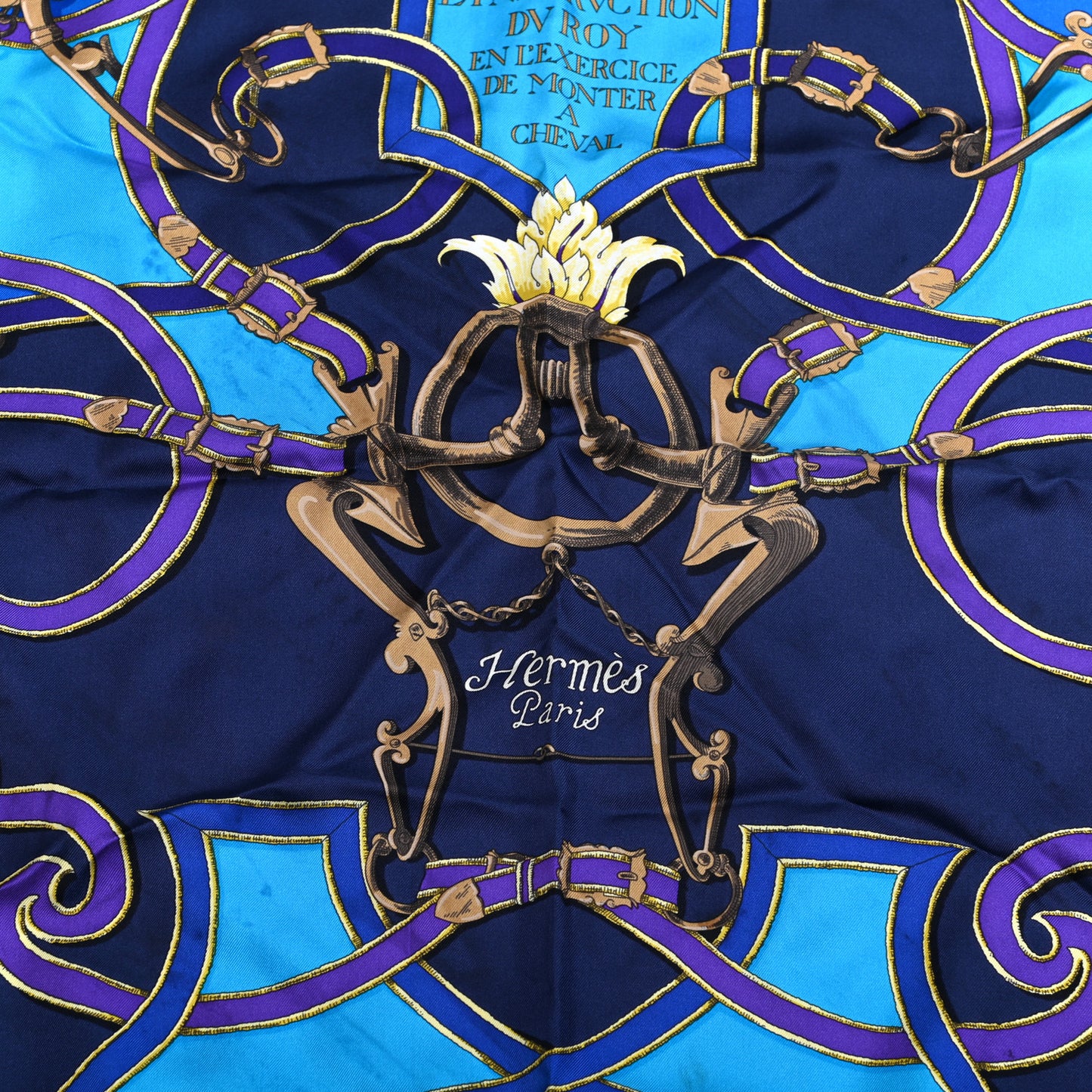 Silk L'Instruction Du Roy Scarf 90