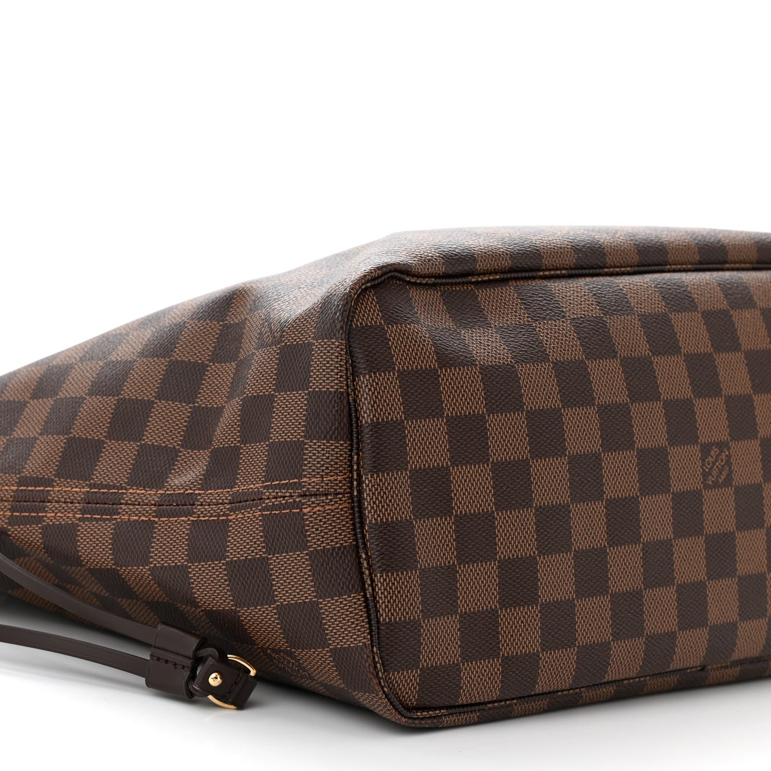 Louis Vuitton Damier Ebene Neo Neverfull MM Rose Ballerine 10 of 11