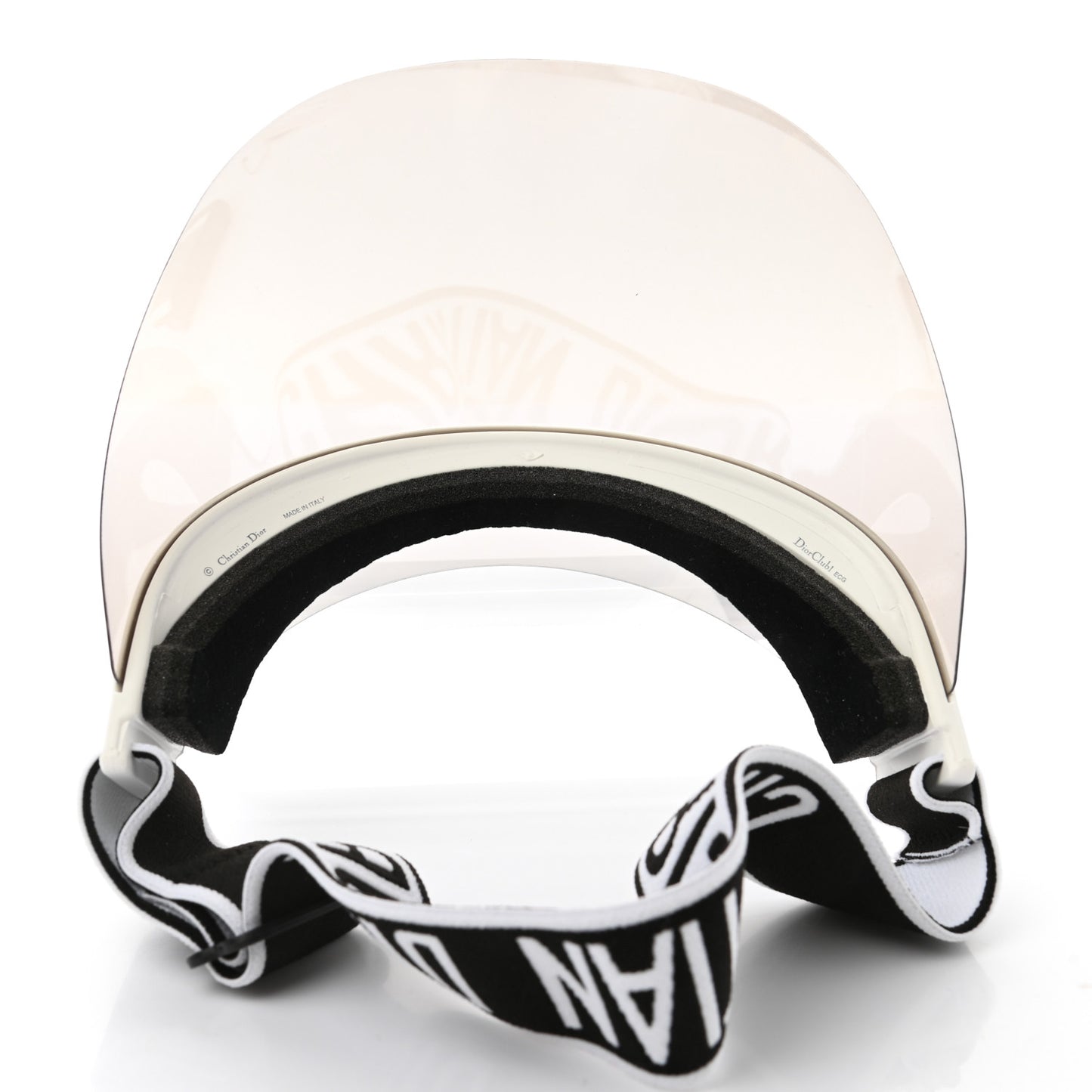 Mirrored DiorClub1 Sun Visor Silver