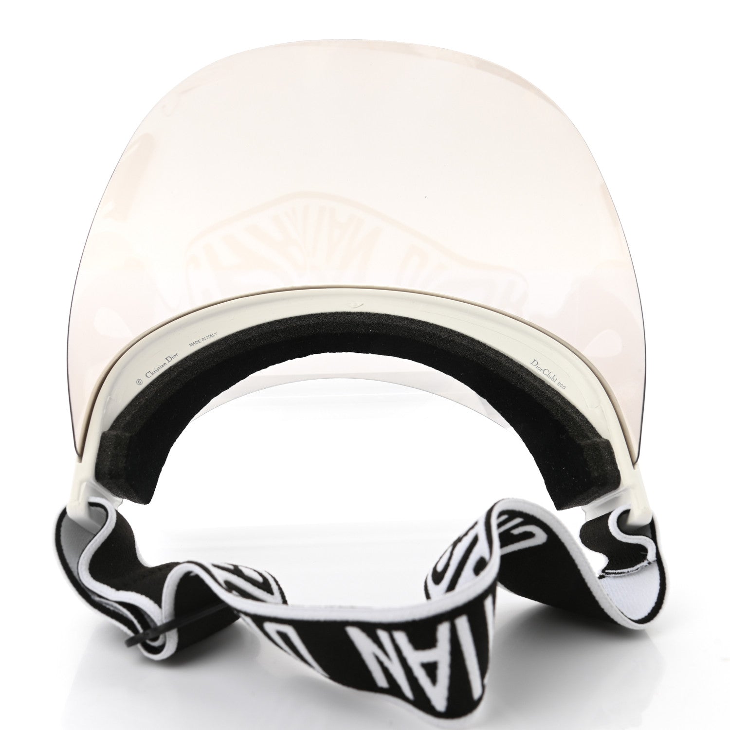 Christian Dior Mirrored DiorClub1 Sun Visor Silver 7 of 9