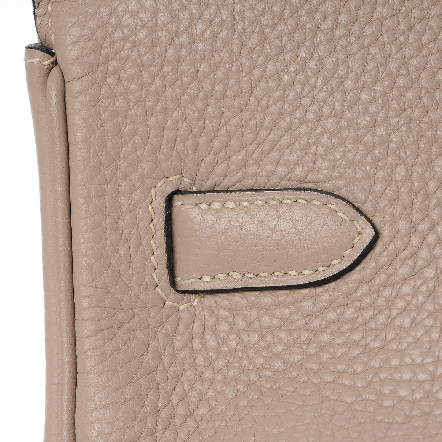 Taurillon Clemence Birkin 35 Gris Tourterelle