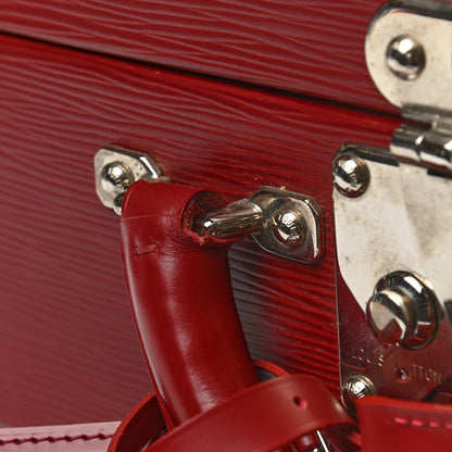 Louis Vuitton Epi President Watch Briefcase Castillan Red 19 of 20