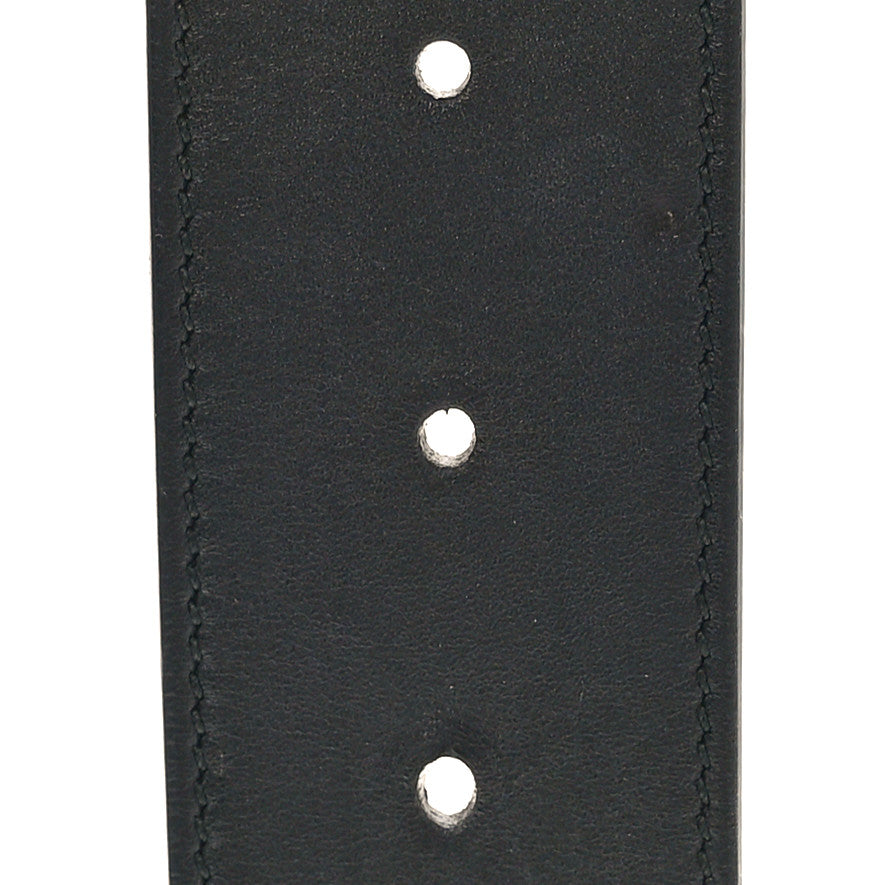 Gucci Calfskin Crystal Double G 40mm Belt 100 40 Black Multicolor 3 of 5