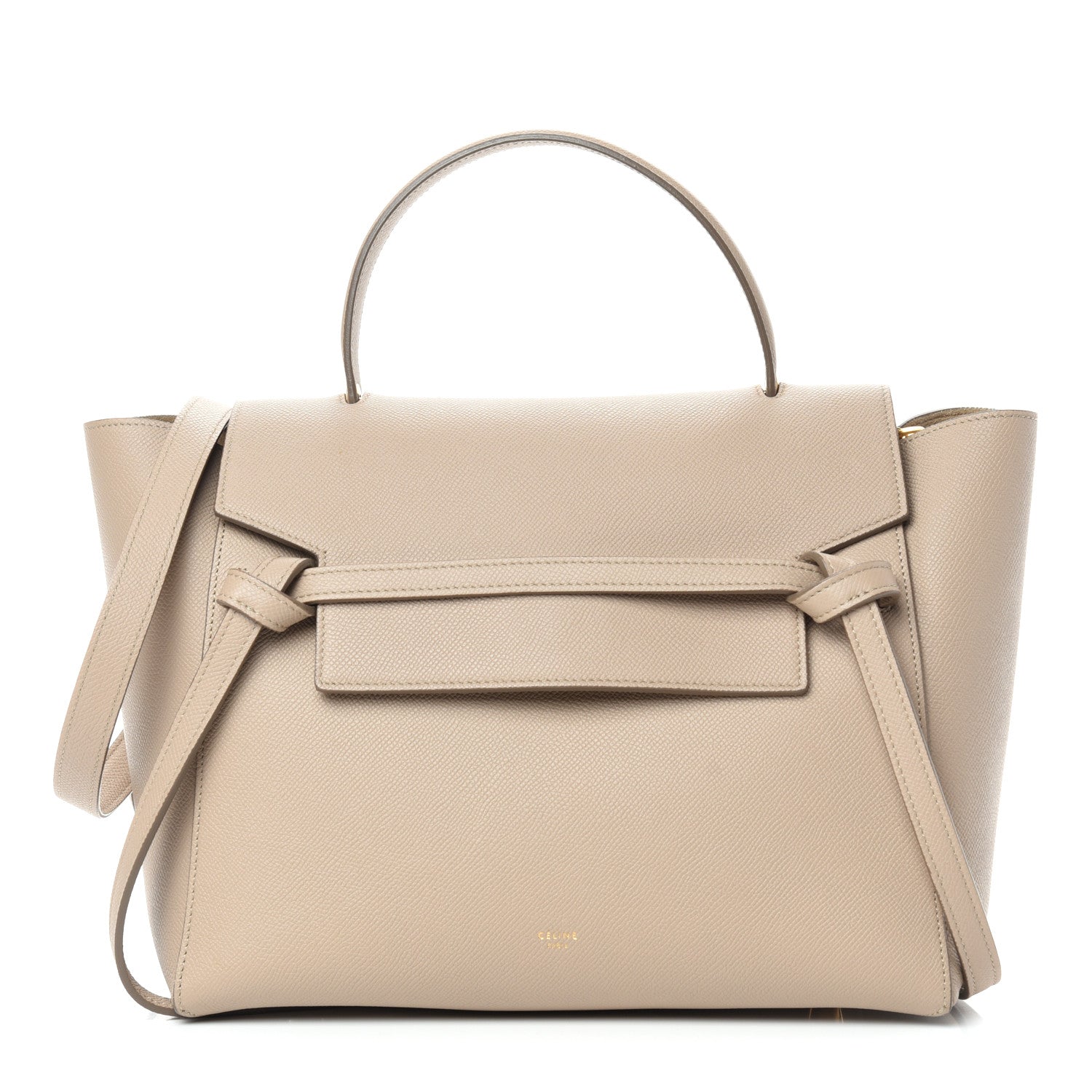 Celine Grained Calfskin Mini Belt Bag Light Taupe 1 of 9