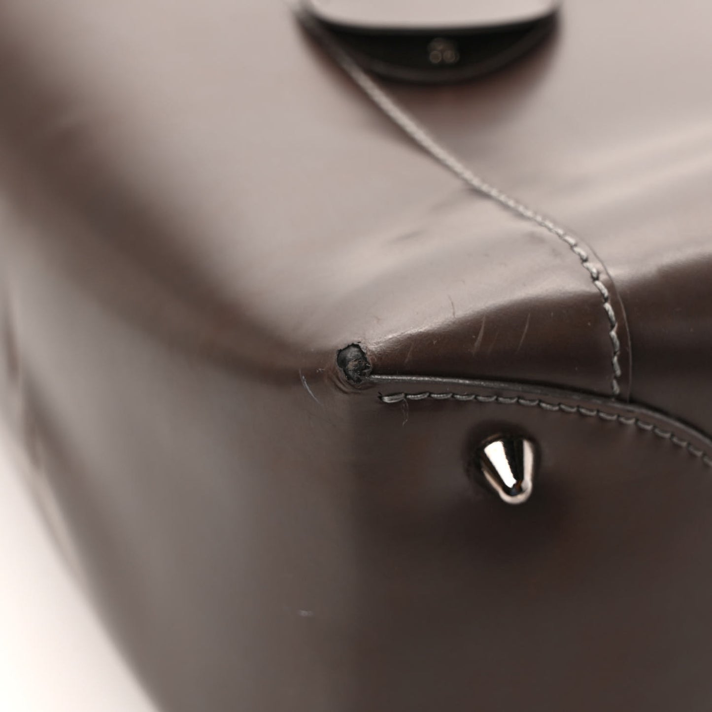 Patent Medium Malice Tote Brown