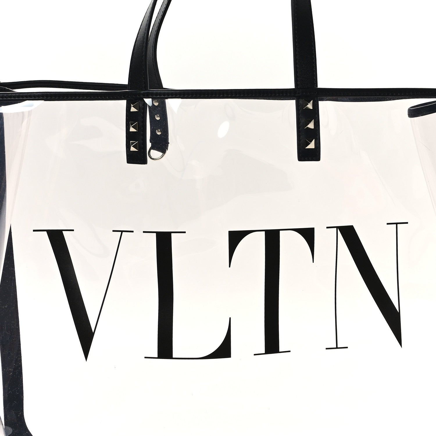 Valentino Garavani Plexy VLTN Large Shopping Bag Transparent 9 of 12