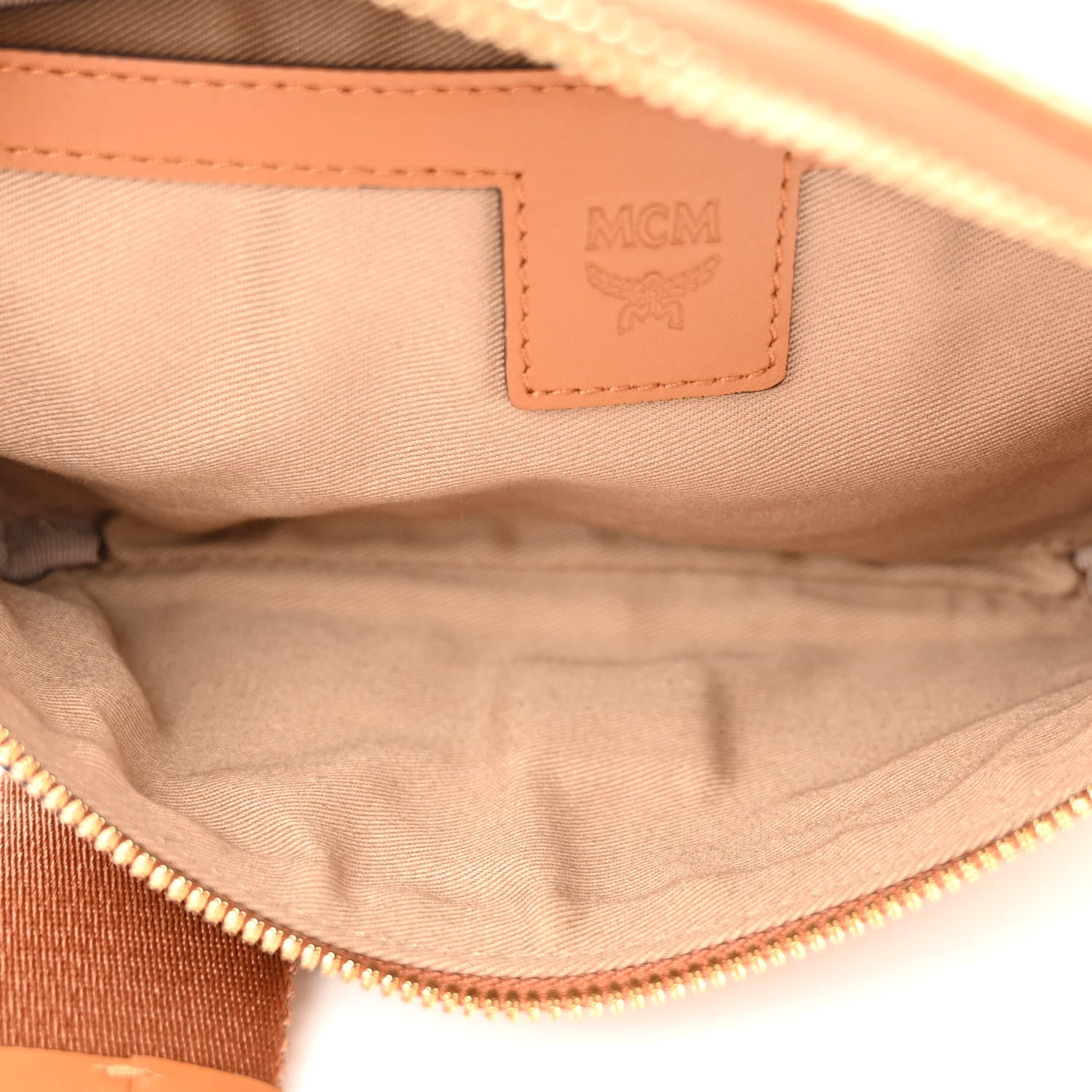 MCM Visetos Small Fusten Belt Bag Cognac 4 of 8