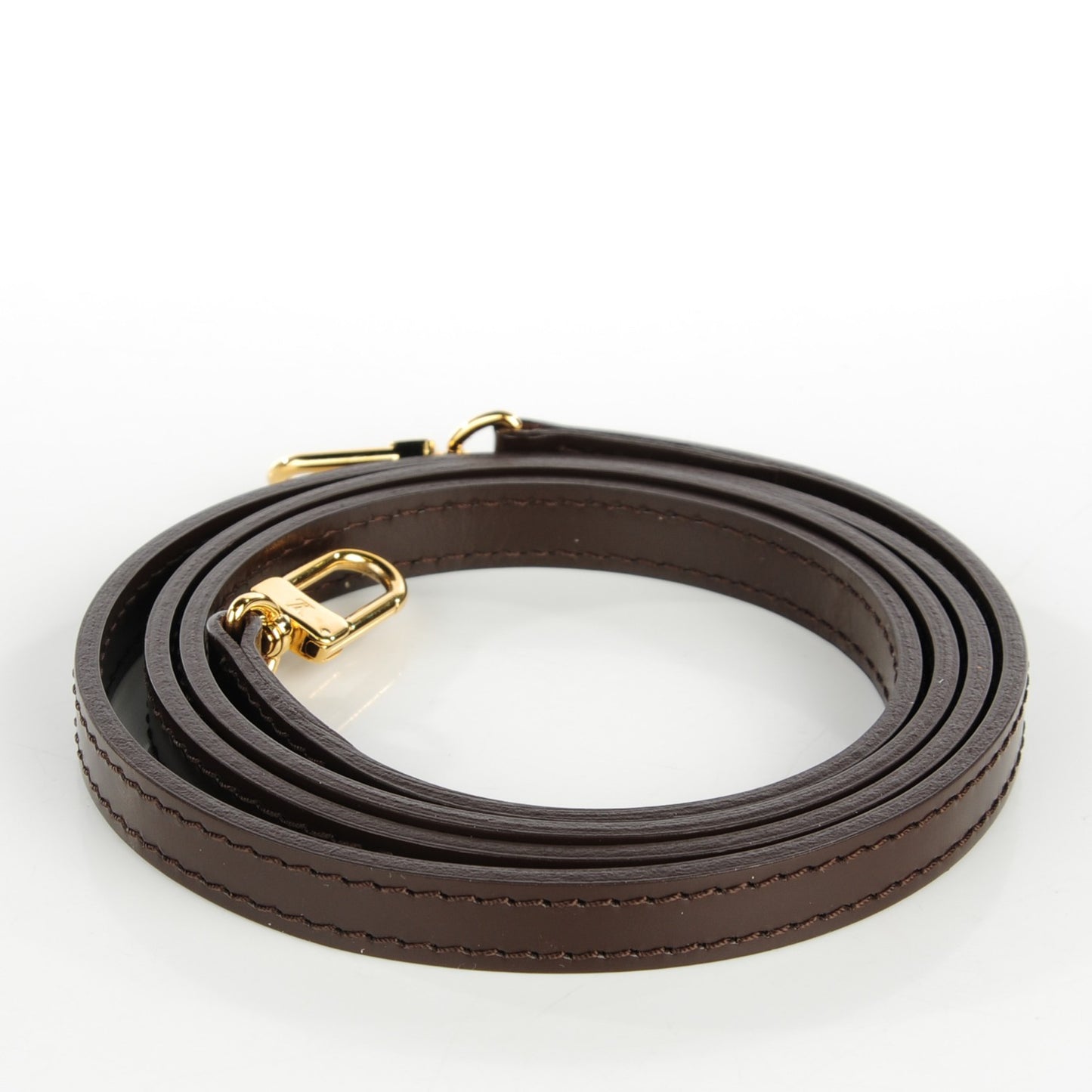 Calfskin Shoulder Strap Brown