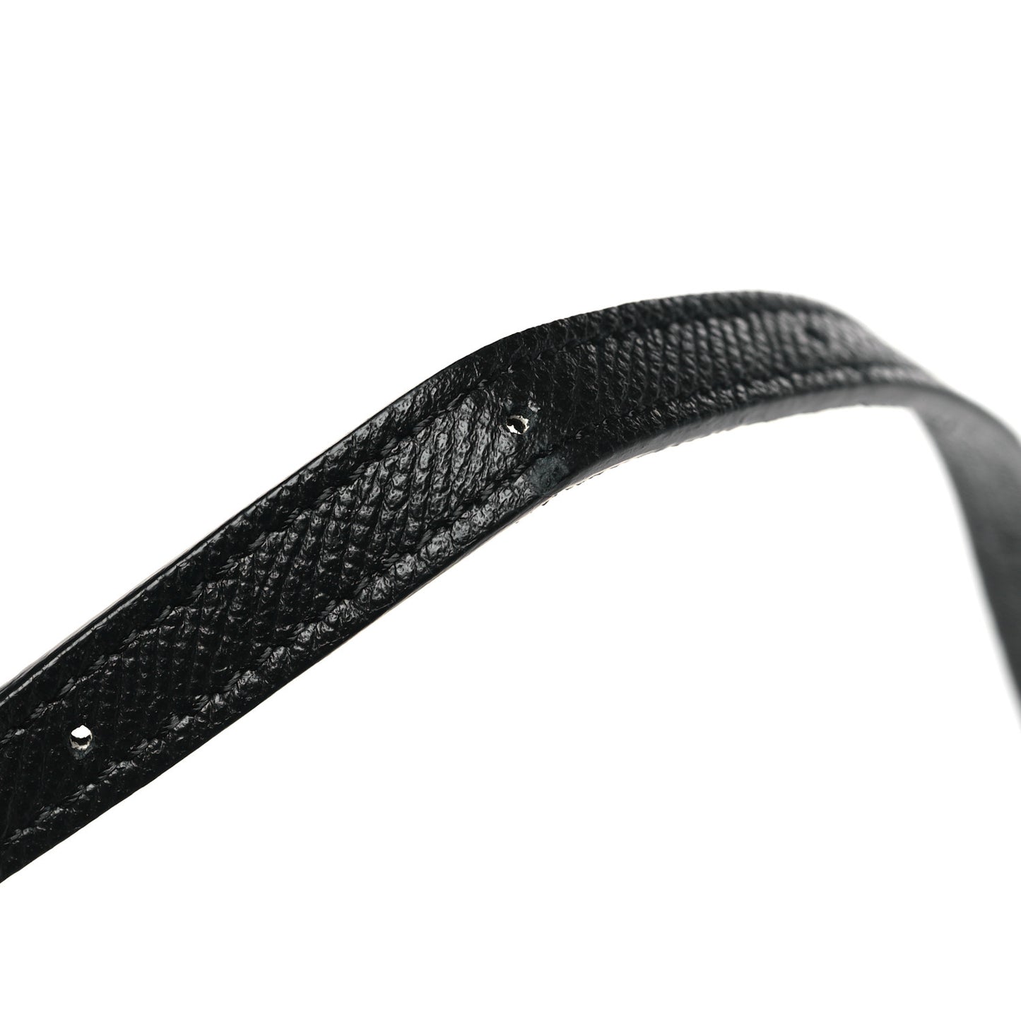 Grained Calfskin Nano Belt Bag Black