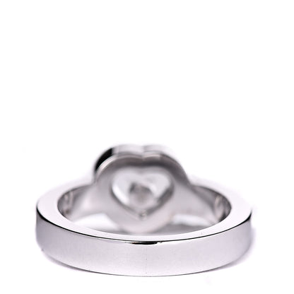 Chopard 18K White Gold Diamond Happy Heart Ring 50 5.25 3 of 4