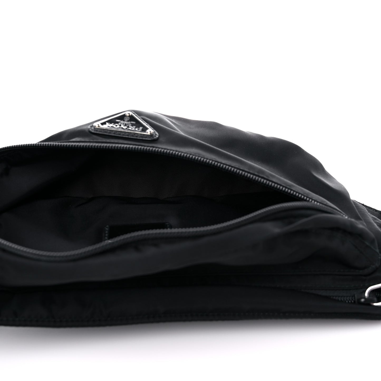 Tessuto Nylon Montagna Belt Bag Black