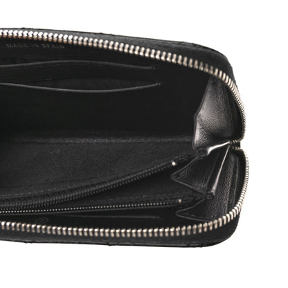 Chanel Patent Quilted Small Zip Around Wallet Black 5 of 10