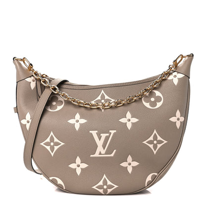 Louis Vuitton Empreinte Monogram Giant Loop Hobo Dove Gray Cream 1 of 12