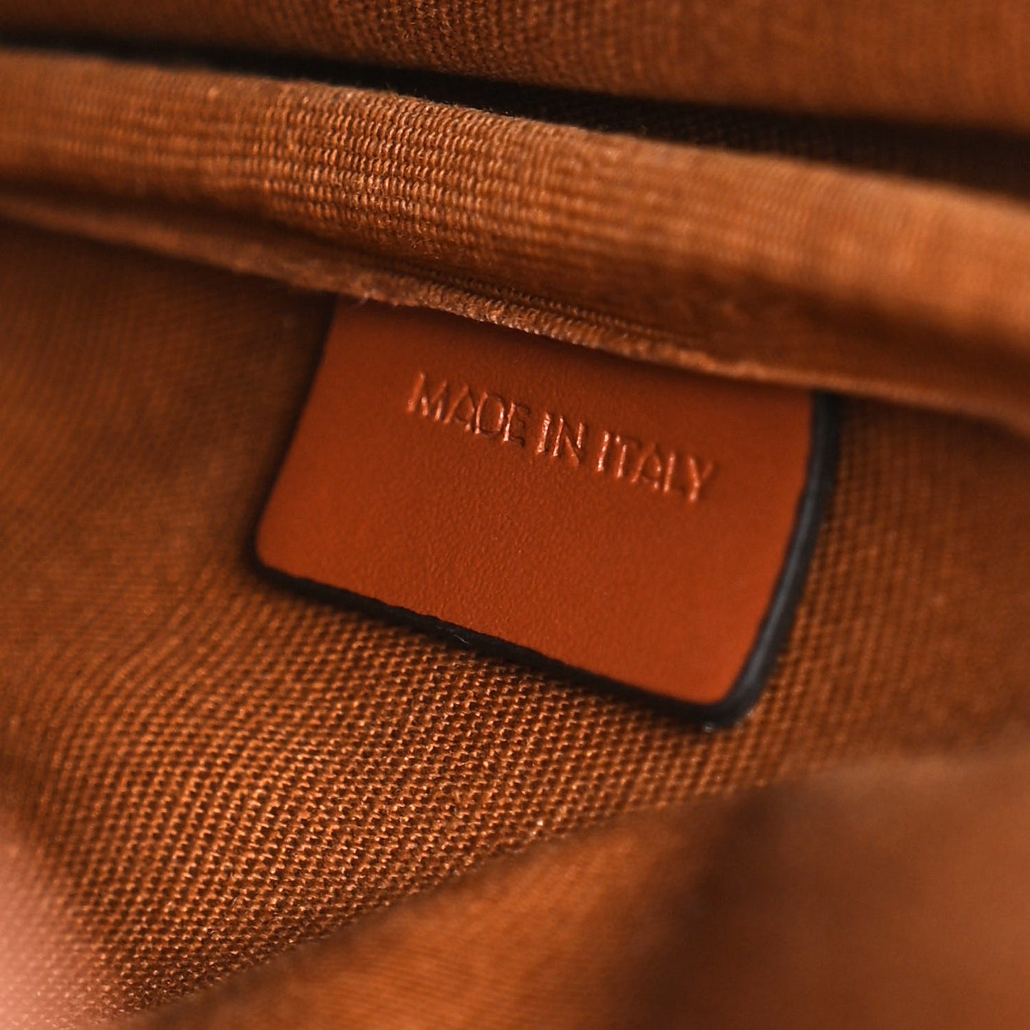 Triomphe Canvas Calfskin Mini Folco Backpack Tan