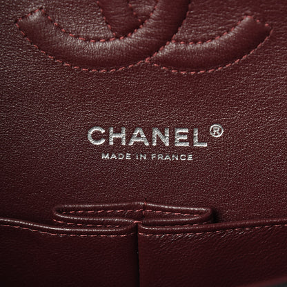 Chanel Caviar Chevron Quilted Medium Double Flap Black 6 of 11