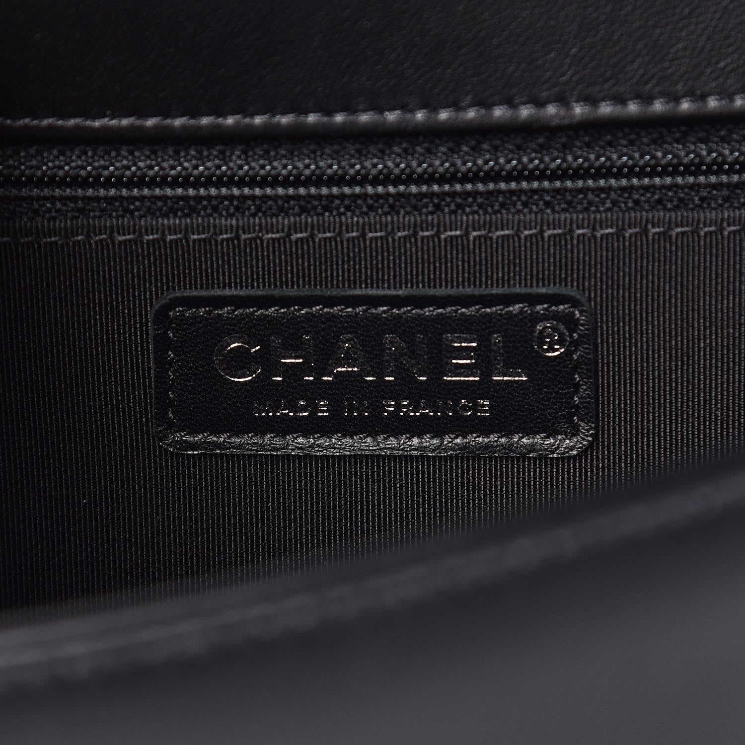 Chanel Calfskin Chevron Quilted New Medium Boy Flap Black 6 of 10