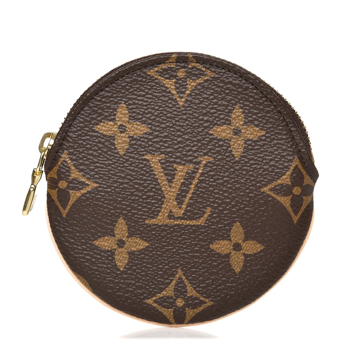 Monogram Round Coin Purse