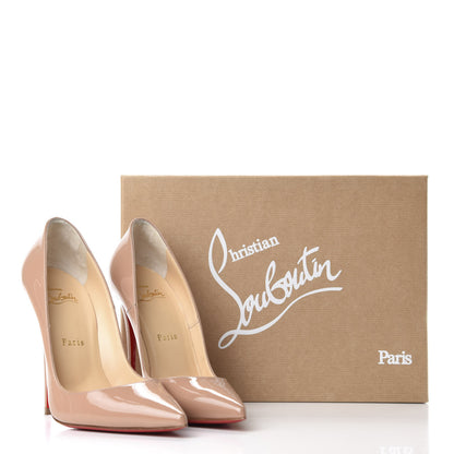 Christian Louboutin Patent So Kate 120 Pumps 37.5 Nude 11 of 11