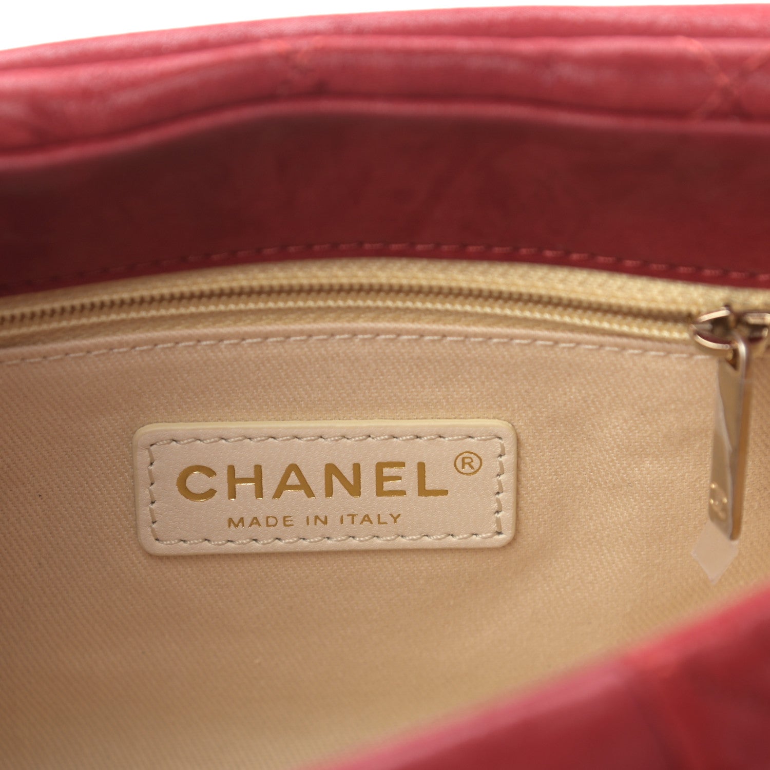 Chanel Iridescent Calfskin Quilted Small Chic Quilt Flap Red 6 of 12