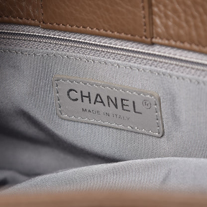 Chanel Calfskin Small Cerf Shopper Tote Brown 6 of 11