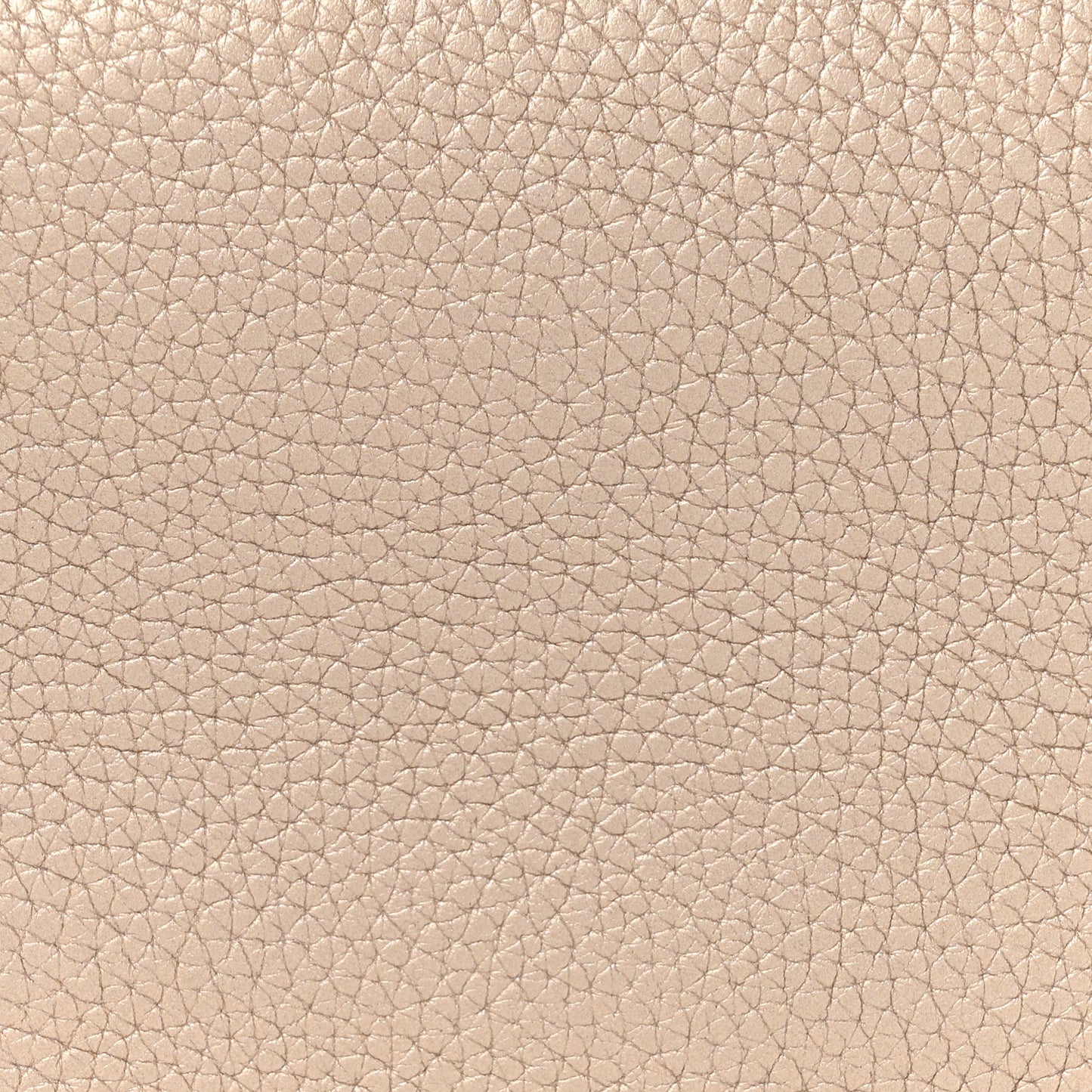 Metallic Bullcalf Small Be Dior Flap Pale Gold