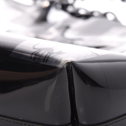 Chanel Vinyl Coco Window Tote Black 9 of 11