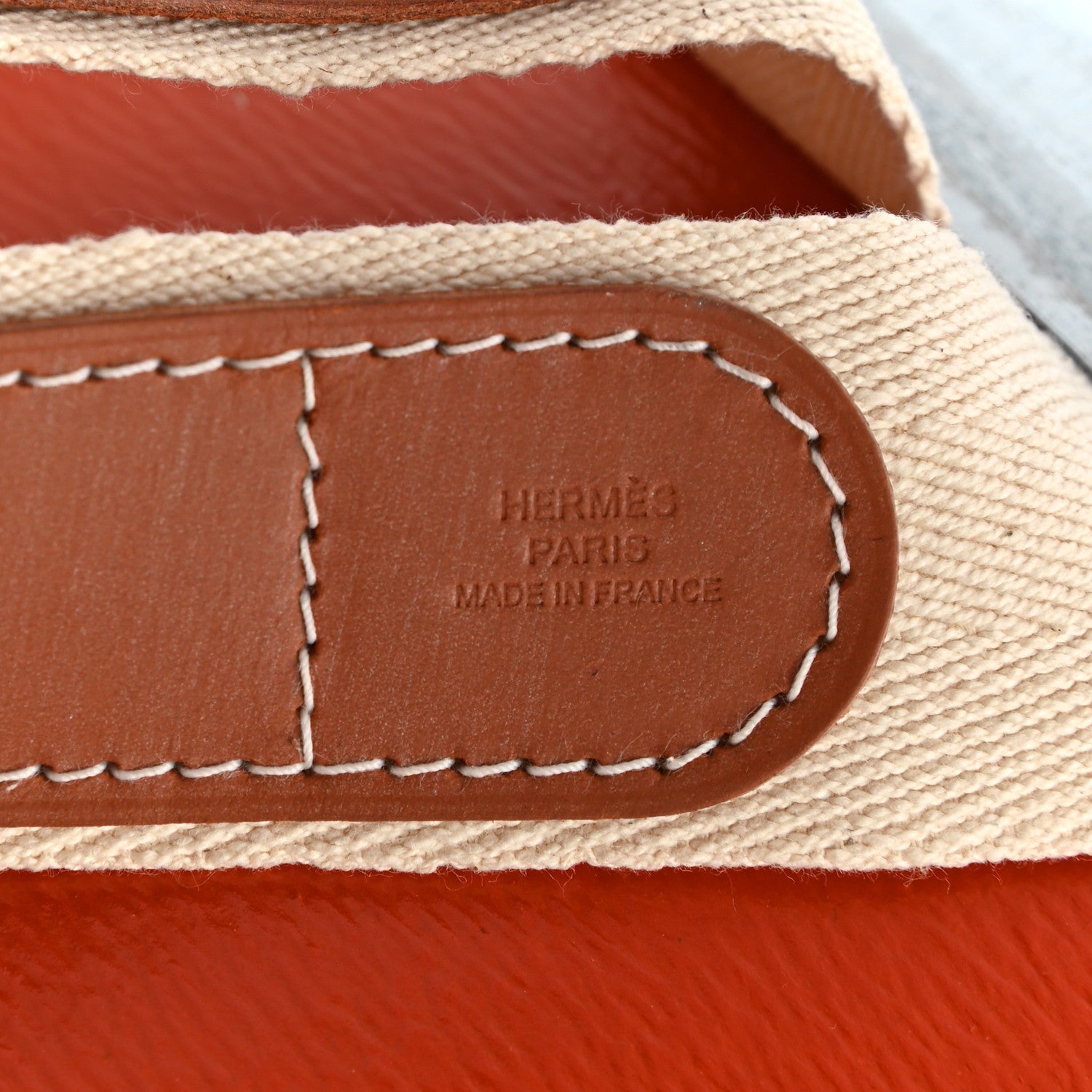 Hermes Kraft Paper Metal Canvas Smallbox Box Feu 8 of 22