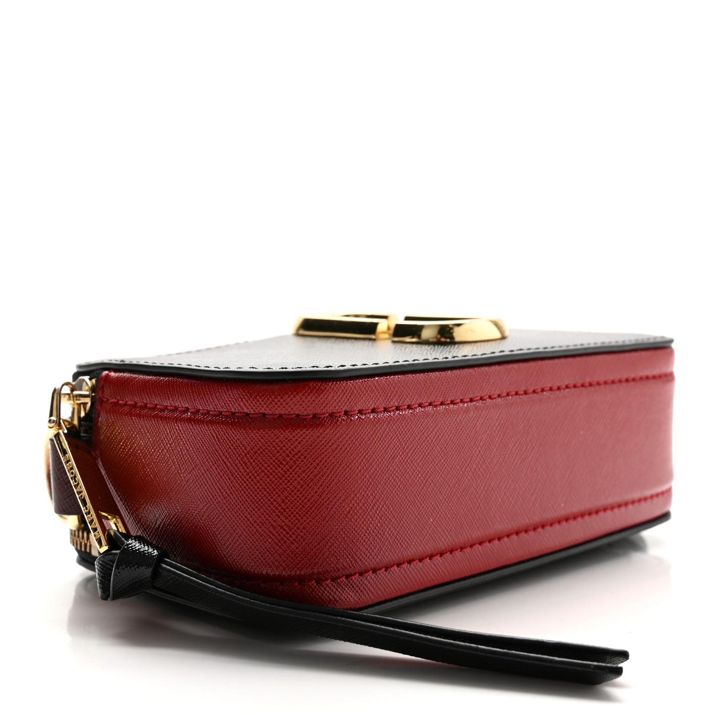 Saffiano Small Snapshot Camera Bag Black Multicolor