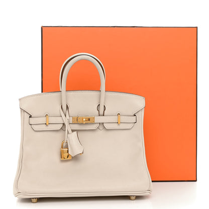 Hermes Swift Birkin 25 Craie 13 of 13