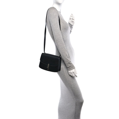 The Row Polished Saddle Calfskin Sofia 8.75 Shoulder Bag Black 2 of 13