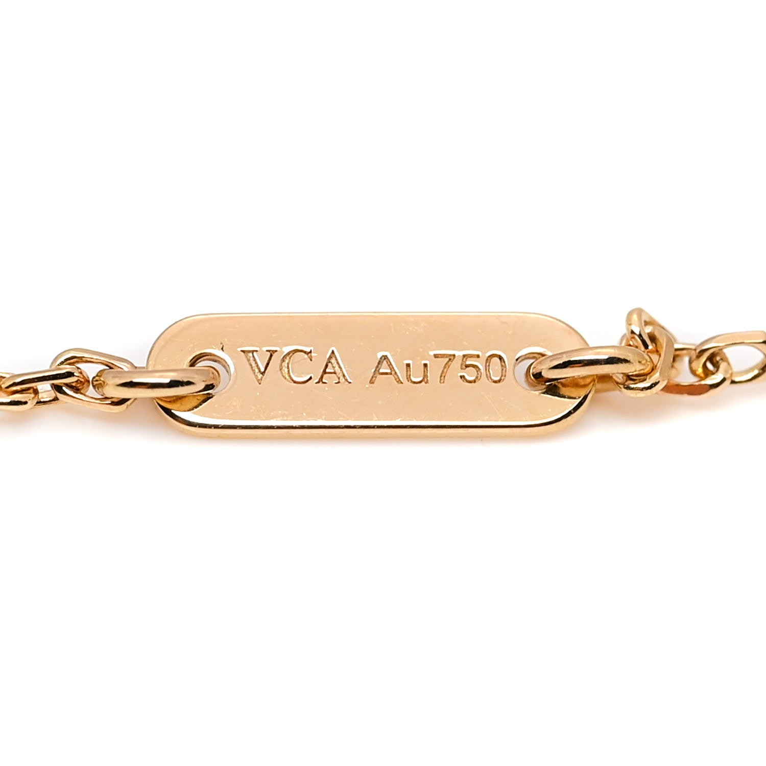 Van Cleef & Arpels 18K Yellow Gold Mother of Pearl Sweet Alhambra Butterfly Bracelet 5 of 5